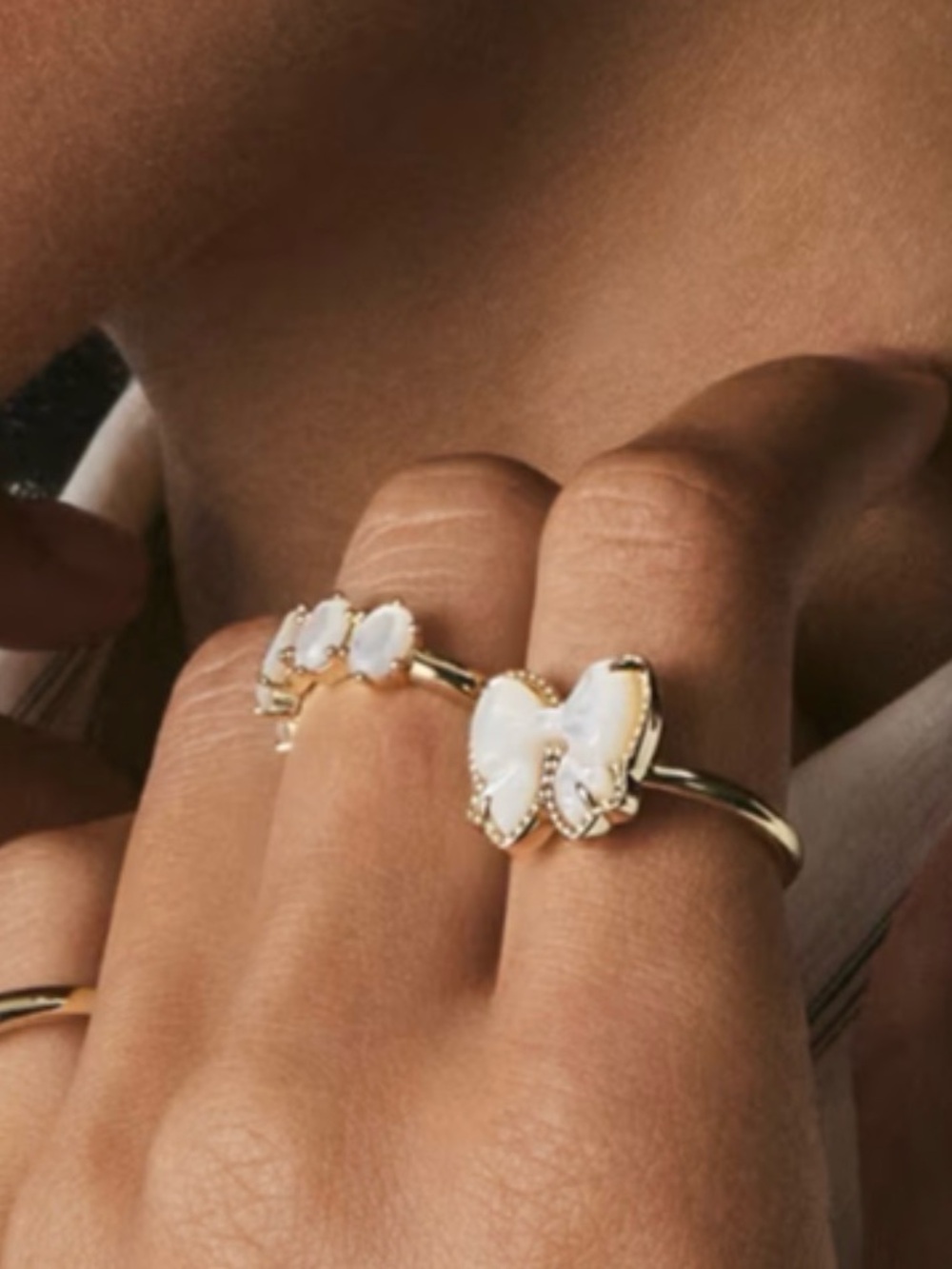 Kendra Scott Haley Bow Ring Size 7-New - Picture 4 of 5